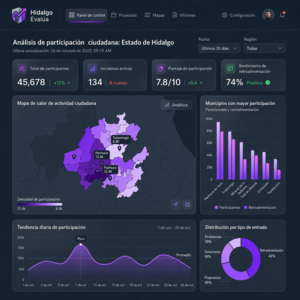 Dashboard Hidalgo Evalúa